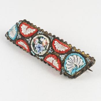 Millefiori brož, Itálie Murano Millefiori brož, Itálie Murano