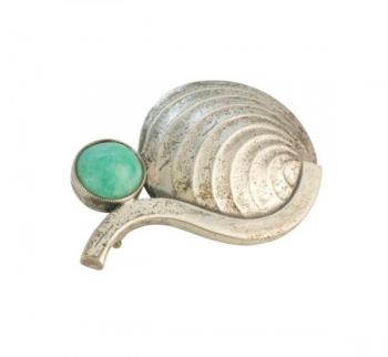 Theodor Fahrner, raritní stříbrná brož Theodor Fahrner, raritní stříbrná brož