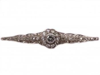 Zlatá brož s diamanty Zlatá brož s diamanty