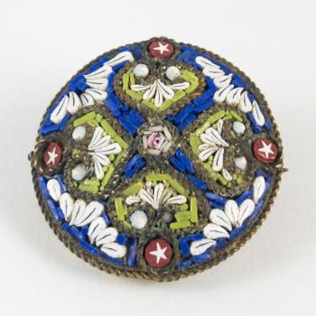 Millefiori brož, Itálie Murano Millefiori brož, Itálie Murano